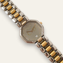 Load image into Gallery viewer, Vintage Two-Tone Christian Dior Ladies' Quartz Watch - Silver Octagon