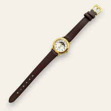 Load image into Gallery viewer, Vintage Lorus by Seiko Sun & Moon Ladies Watch, Leather Strap, Quartz