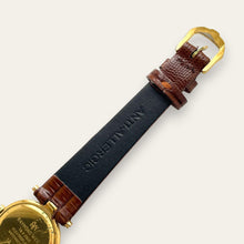 Load image into Gallery viewer, Vintage Raymond Weil Genève Gold-Plated Quartz Watch Blue Dial 1990s
