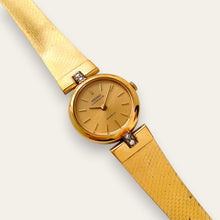 Load image into Gallery viewer, Vintage Seiko Lassale Quartz Diamond-Set Gold-Plated Dress Watch 2320