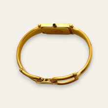 Load image into Gallery viewer, Vintage Gucci 1500L Gold Bangle Watch with Mother of Pearl Dial, 90s Quartz