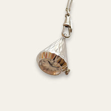 Load image into Gallery viewer, Vintage Bucherer Swiss Mechanical Pendant Watch Silver-Tone Bar Chain
