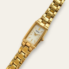 Load image into Gallery viewer, Vintage Seiko Gold-Tone Quartz Watch, Mother of Pearl, V220-0AB0