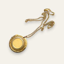 Load image into Gallery viewer, Vintage Timeroy Gold-Tone Swiss Mechanical Pendant Watch, Heart Detail