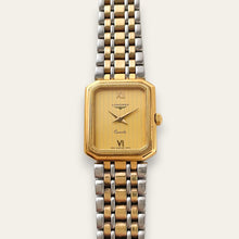 Load image into Gallery viewer, Vintage Longines Quartz Watch, Two-Tone, Champagne Dial, Ref. 6640