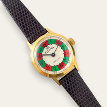 Load image into Gallery viewer, Vintage Electra Roulette Dial Watch | 1970s Swiss Mechanical, NOS