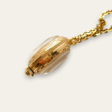Load image into Gallery viewer, Vintage Bucherer Pendant Watch Necklace Gold-Tone Mechanical Swiss Made