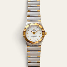 Load image into Gallery viewer, Vintage Omega Constellation Mini Quartz Mother of Pearl Ladies Watch