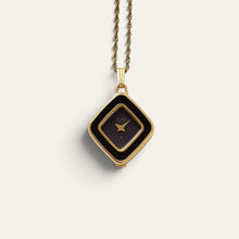Load image into Gallery viewer, Vintage Citizen Quartz Pendant Watch Necklace Gold Tone Brown Dial