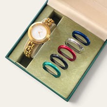 Load image into Gallery viewer, Vintage 1990s Gucci 11/12.2 Change Bezel Quartz Watch with 6 Bezels