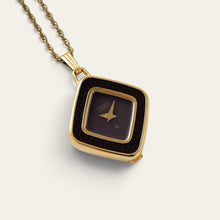 Load image into Gallery viewer, Vintage Citizen Quartz Pendant Watch Necklace Gold Tone Brown Dial