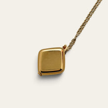 Load image into Gallery viewer, Vintage Citizen Quartz Pendant Watch Necklace Gold Tone Brown Dial