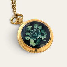 Load image into Gallery viewer, Vintage Andre Rochat Mechanical Pendant Watch Necklace Hand Painted