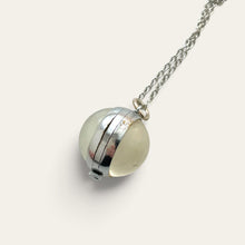 Load image into Gallery viewer, Vintage Andre Wyler Globe Pendant Watch Mechanical Silver-Tone 1950s