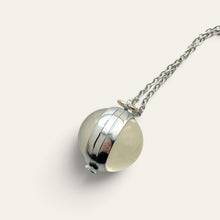 Load image into Gallery viewer, Vintage Andre Wyler Globe Pendant Watch Mechanical Silver-Tone 1950s