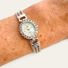 Load image into Gallery viewer, Vintage Jules Jürgensen Tanzanite Mother-of-Pearl Quartz Ladies Watch