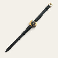 Load image into Gallery viewer, Vintage Bucherer Ladies Mechanical Watch Black Dial Gold-Tone Openwork