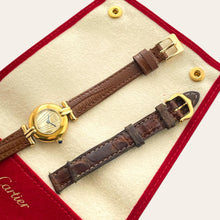 Load image into Gallery viewer, Vintage Must de Cartier Colisée Vermeil Gold Dial Ladies Quartz Watch