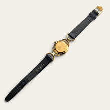 Load image into Gallery viewer, Vintage Gucci 6000L Black Dial Gold-Plated Quartz Ladies Watch & Box