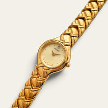 Load image into Gallery viewer, Vintage Seiko Gold-Plated Ladies Quartz Watch Champagne Dial Bracelet