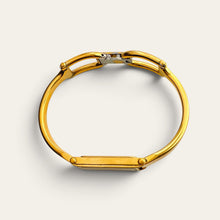 Load image into Gallery viewer, Vintage Gucci 1500 Gold Bangle Watch with Mother of Pearl Dial, 90s Quartz