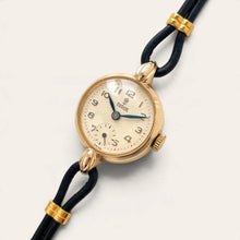 Load image into Gallery viewer, Vintage Tudor 9ct Yellow Gold Ladies Mechanical Watch with Cream Dial