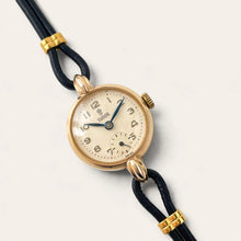 Load image into Gallery viewer, Vintage Tudor 9ct Yellow Gold Ladies Mechanical Watch with Cream Dial