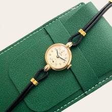 Load image into Gallery viewer, Vintage Tudor 9ct Yellow Gold Ladies Mechanical Watch with Cream Dial