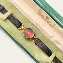 Load image into Gallery viewer, 1990s Vintage Gucci 6000.2.L Quartz Watch - Sherry Web Dial