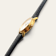 Load image into Gallery viewer, Vintage Longines Présence Gold-Tone Ladies Quartz Watch Roman Numerals