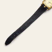 Load image into Gallery viewer, Vintage 1990s Gucci Ladies Quartz Watch Gold-Tone Web Stripe Boxed