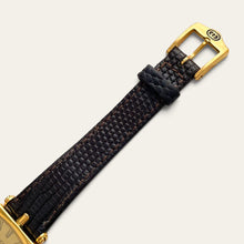 Load image into Gallery viewer, Vintage 1990s Gucci Ladies Quartz Watch Gold-Tone Web Stripe Boxed