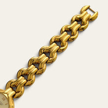 Load image into Gallery viewer, Vintage Longines Ladies Quartz Watch Gold-Tone Chunky Link Bracelet