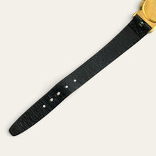 Load image into Gallery viewer, Vintage Gucci 3400FL Ladies Gold-Plated Quartz Watch Black Roman Dial