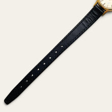 Load image into Gallery viewer, Vintage Omega Ladies Mechanical Watch Gold-Tone Silver Dial Leather