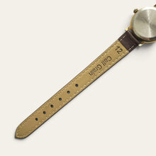 Load image into Gallery viewer, Vintage Imado Sun & Moon Quartz Watch - Brown Leather Strap