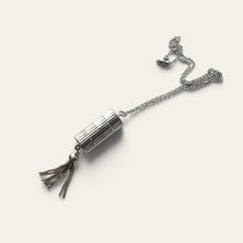 Load image into Gallery viewer, Vintage Sonic Silver-Tone Lipstick Pendant Watch Necklace Mechanical