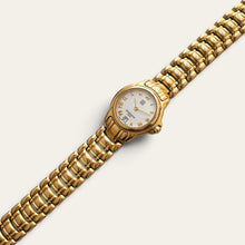 Load image into Gallery viewer, Vintage Givenchy Gold-Plated Ladies Quartz Watch, White 4G Dial, Date