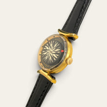 Load image into Gallery viewer, Vintage Ernest Borel Cocktail Mechanical Watch Black Kaleidoscope Dial