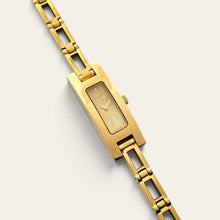 Load image into Gallery viewer, Vintage Gucci 3900L Ladies Quartz Watch Gold Guilloche Dial
