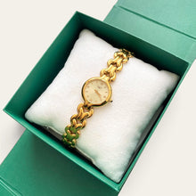 Load image into Gallery viewer, Vintage Longines Ladies Quartz Watch Gold-Tone Chunky Link Bracelet