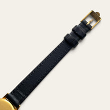 Load image into Gallery viewer, Vintage Omega Ladies Mechanical Watch Gold-Tone Silver Dial Leather