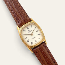 Load image into Gallery viewer, Vintage Omega De Ville Gold Plated Ladies Watch Cream Dial Quartz
