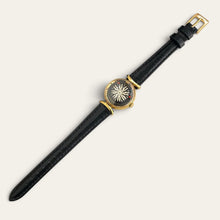 Load image into Gallery viewer, Vintage Ernest Borel Cocktail Mechanical Watch Black Kaleidoscope Dial