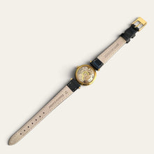 Load image into Gallery viewer, Vintage Ernest Borel Cocktail Mechanical Watch Black Kaleidoscope Dial