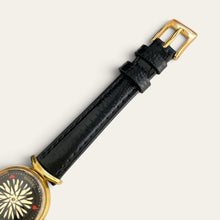 Load image into Gallery viewer, Vintage Ernest Borel Cocktail Mechanical Watch Black Kaleidoscope Dial