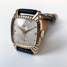 Load image into Gallery viewer, Ultra Rare 1952 Gruen 'Veri-Thin' Mechanical Watch with Gold-Plated Sunburst Case