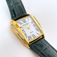 Load image into Gallery viewer, Gold-Plated Bruno Magli Diamond-Set Watch with Statement Dial