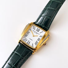 Load image into Gallery viewer, Gold-Plated Bruno Magli Diamond-Set Watch with Statement Dial