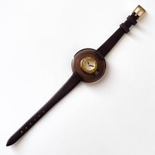 Load image into Gallery viewer, 70s Lanvin Mechanical Watch with Brown Oversized Bezel